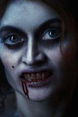 bloodthirsty woman vampire