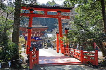 冬の丹生都比売神社