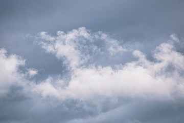Obraz premium gray sky covered with dark clouds