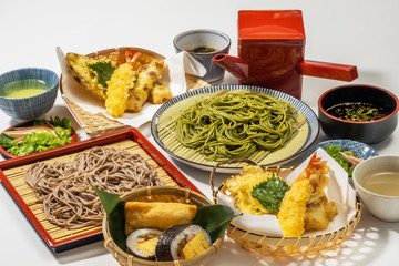 日本そば　Japanese noodles(soba buckwheat noodle)