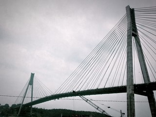Fototapeta na wymiar bridge over the river batam city