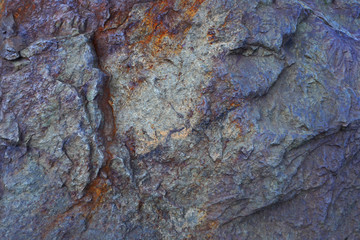 Colorful patterns and textures of stone