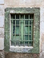Fototapeta na wymiar Old window in Milna, Brac island, Croatia