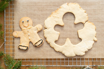 Lustiger Lebkuchen-Mann