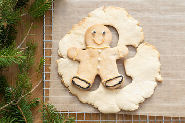 Lustiger Lebkuchen-Mann