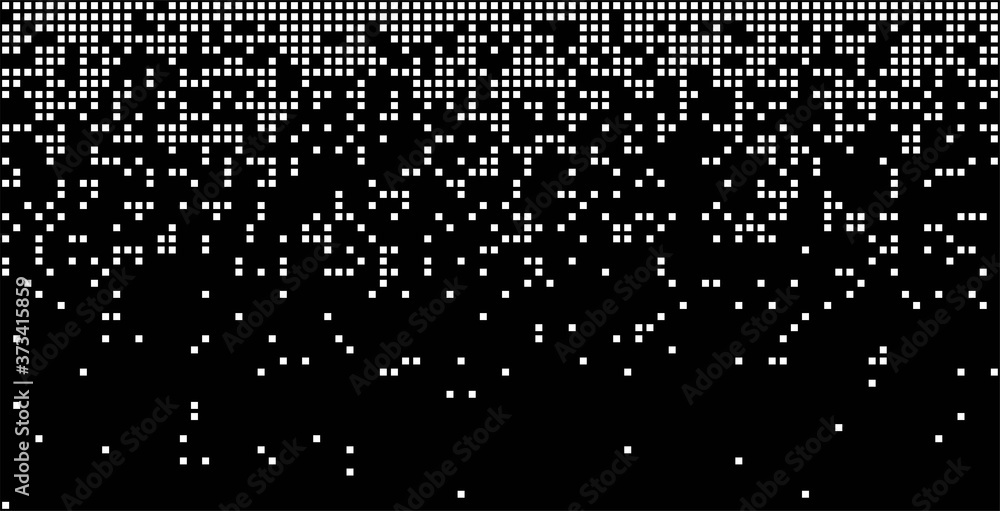 Aufkleber abstract pixel gradient seamless horizontal background