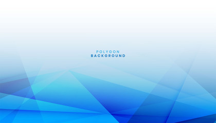abstract modern blue polygon shape background