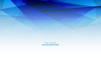 abstract modern blue polygon shape background