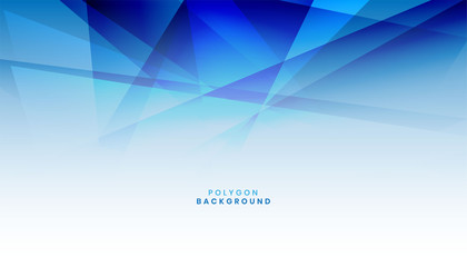 abstract modern blue polygon shape background