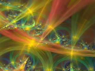 Imaginatory fractal background Image