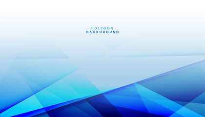 abstract modern blue polygon shape background