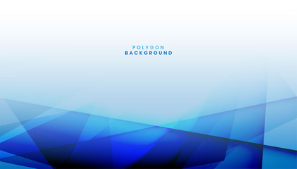 Fototapeta premium abstract modern blue polygon shape background