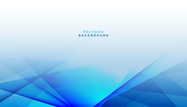 abstract modern blue polygon shape background