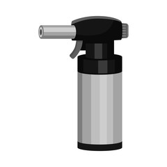 Vector illustration of cigarette and electronic logo. Graphic of cigarette and vape stock vector illustration.