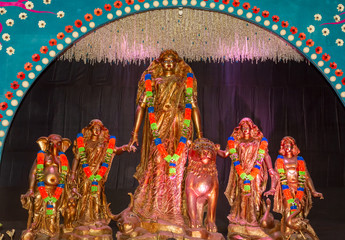 Durga Puja or Durgotsava,is an annual Hindu festival celebrated mainly in West Bengal,Indian.Durga...
