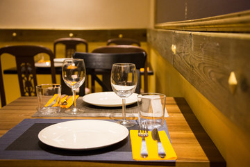 Interior from a restaurant in Spain