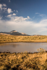 scenic view of Campo Imperatore in summer