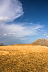 scenic view of Campo Imperatore in summer