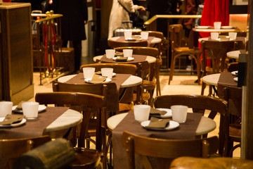 Interior from a restaurant in Spain