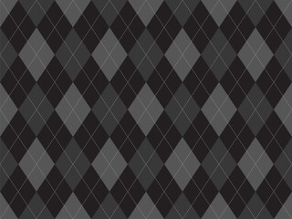 Argyle pattern seamless. Fabric texture background. Classic argill vector ornament