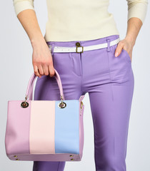 try something different. shopping and business. girl with flight clutch. wear elegant style....