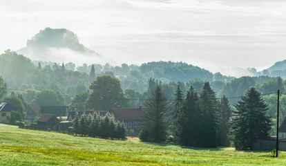 Lilienstein säschsische Schweiz im Sommer  © stylefoto24