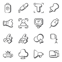 
Pack of Photography Tools Linear Icons
