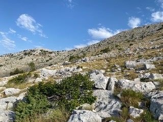 Fototapeta na wymiar Svilaja mountain in Croatia landscape