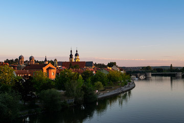 Obraz premium Old bridge in Kitzingen 