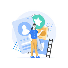 Human Resources, Recruitment Concept for web page,hiring employees, recruitment agency,Profile