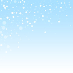 Magic stars random Christmas background. Subtle fl