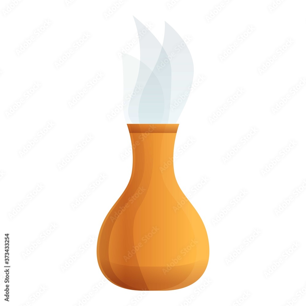 Poster aroma diffuser icon. cartoon of aroma diffuser vector icon for web design isolated on white backgrou