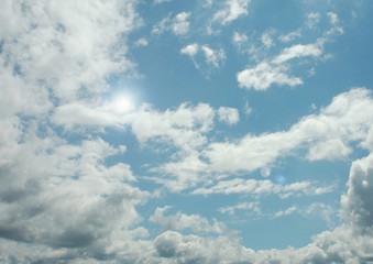 Obraz premium Cloudy sky background