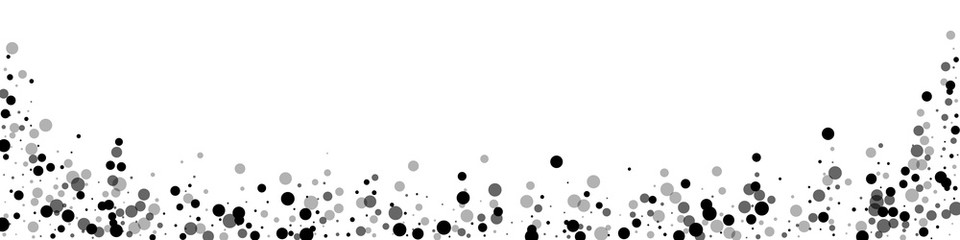Scattered dense balck dots. Dark points dispersion