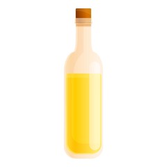 Greece oil bottle icon. Cartoon of greece oil bottle vector icon for web design isolated on white background