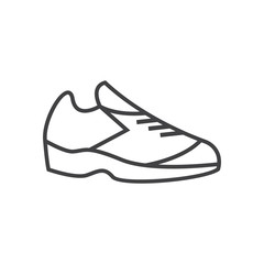 Shoes vector design template vector isolated outline