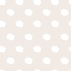 vector seamless pattern of flowers and floristry elements on a white background