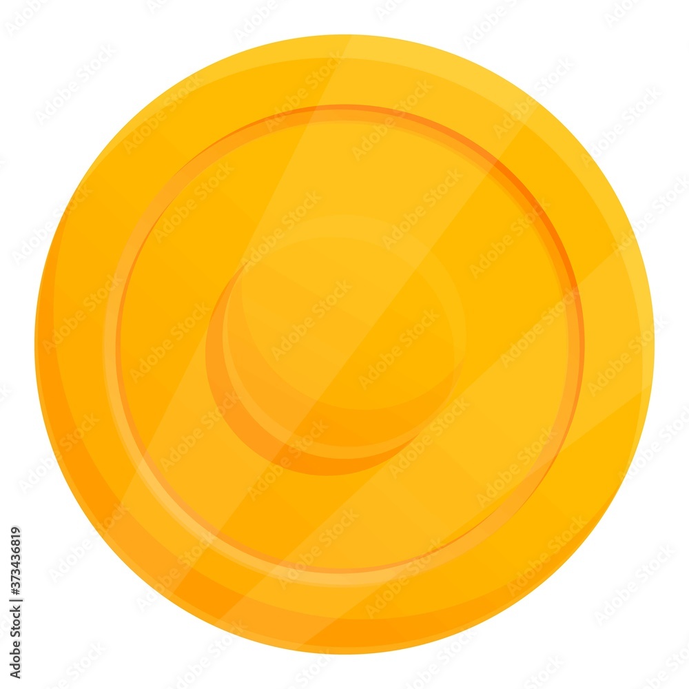 Aufkleber token icon. cartoon of token vector icon for web design isolated on white background