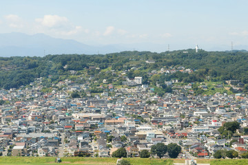 群馬県高崎市の街並み