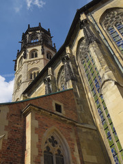 Fototapeta na wymiar Münster - St. Ludgeri-Kirche, Nordrhein-Westfalen, Deutschland, Europa