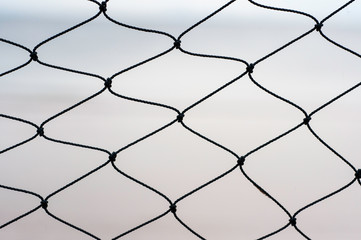 Fototapeta premium Background and pattern from net with blur background.