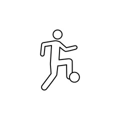 Soccer icon design template