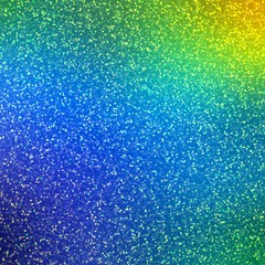Blue green yellow gradient background cover glitter pattern. Hologram texture. Wonderful festive illustration.