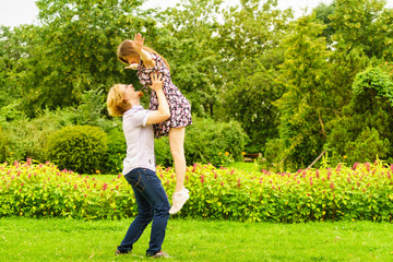 Fototapeta premium Happy couple outdoor.