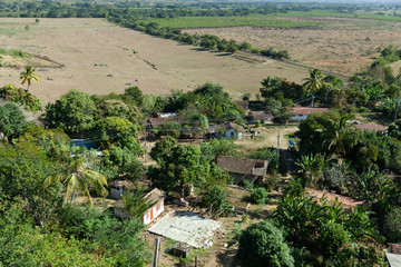 Fototapeta na wymiar Manaca Iznaga view from tower, Cuba