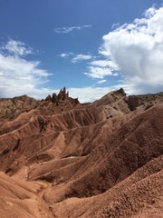 Fairytale Canyon is the most beautiful mountain landscapes in Kyrgyzstan.