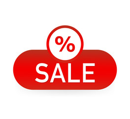 Flat colorful advertising. Sale vector icon in flat style. Modern flat illustration. Modern design. Banner design.