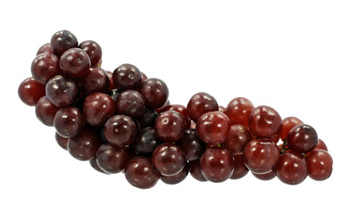 Champagne Grapes fruit isolated on white background