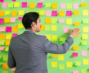Businessman with many business priorities