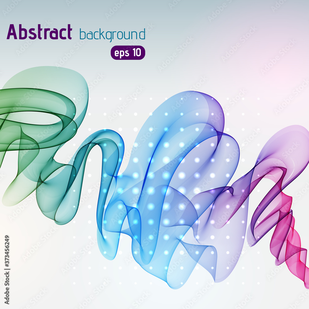 Poster abstract colorful lines on light background. vector illustration. technology background with stripes